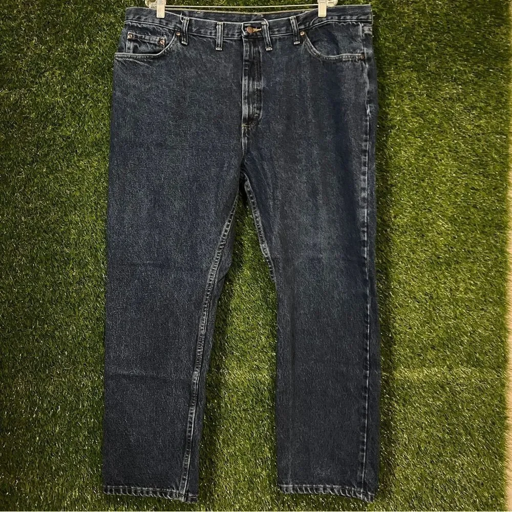 Wrangler 44x30 Regular Fit Denim Jeans Big Tall